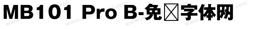 MB101 Pro B字体转换